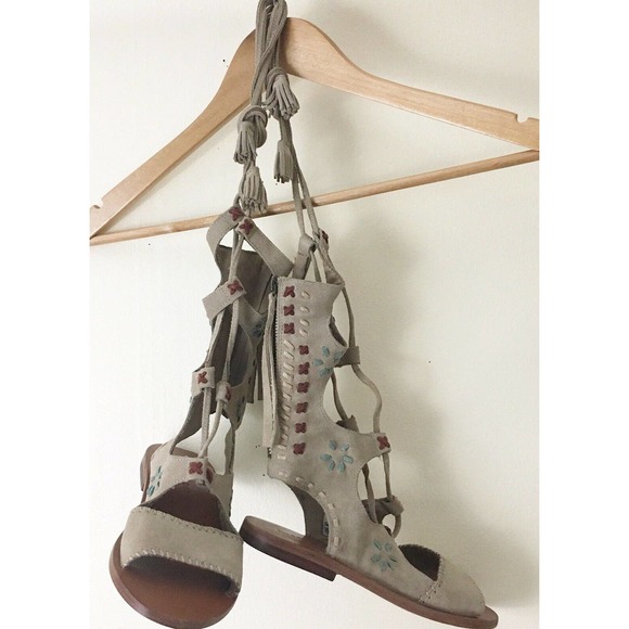 New Musse & Cloud Lace Up Size 6 Gladiator Sandals - Picture 12 of 12